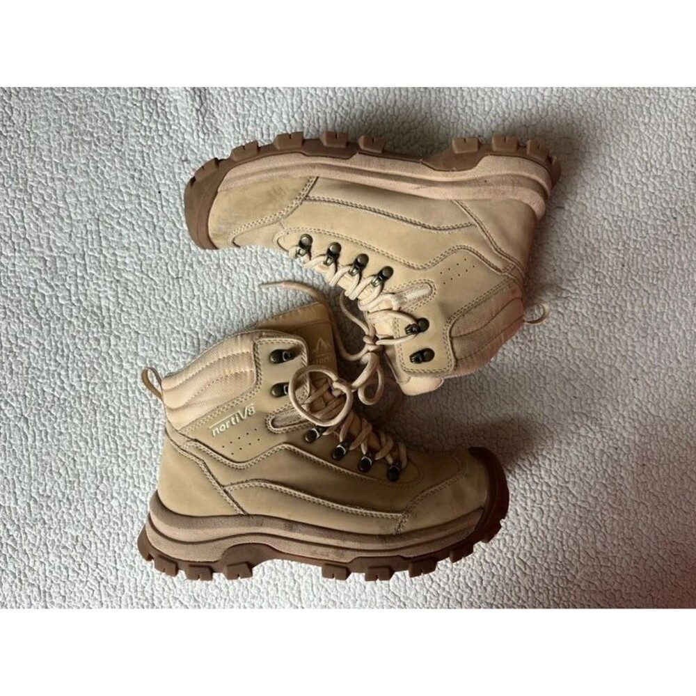 Nortiv 8 Waterproof Hiking Boots Ankle Tan Womens 7